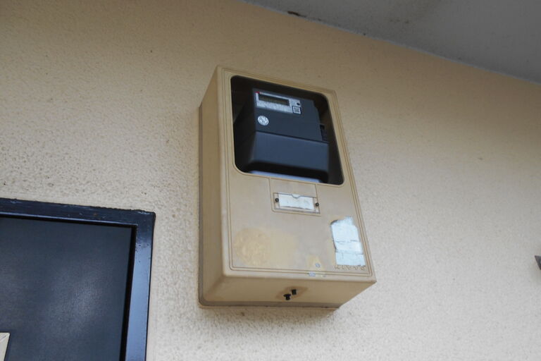 電気：積算メーター交換前