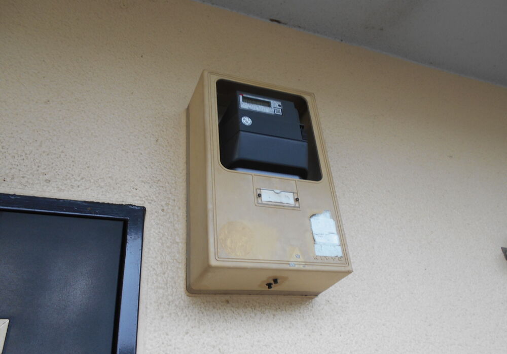 電気：積算メーター交換前
